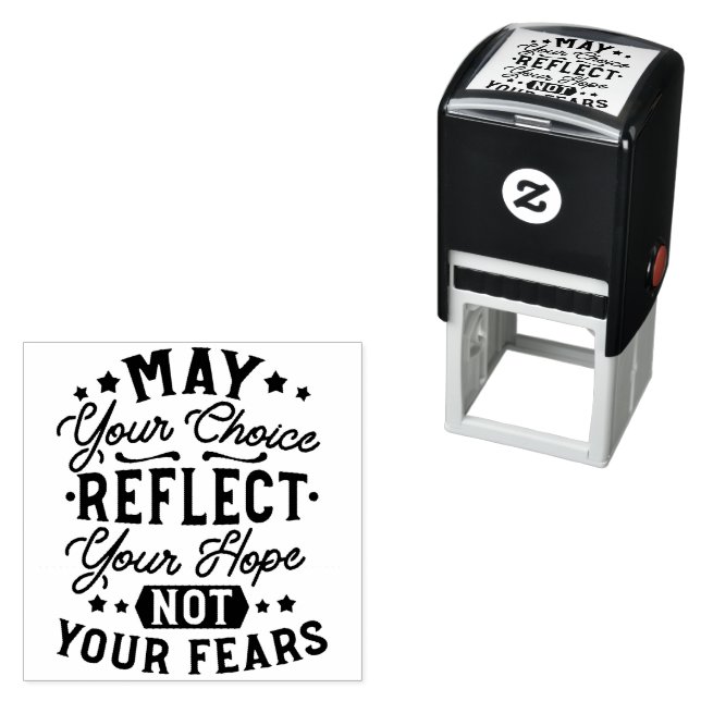 Sello Automático Citas de Que Tu Elección Refleje Tu Esperanza (In Situ)