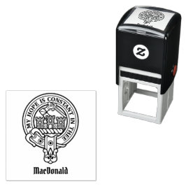 Sello Automático Clan MacDonald de Clanranald Escudo