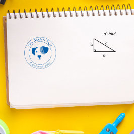 Sello Automático Clase de profesores personalizados de perros felic