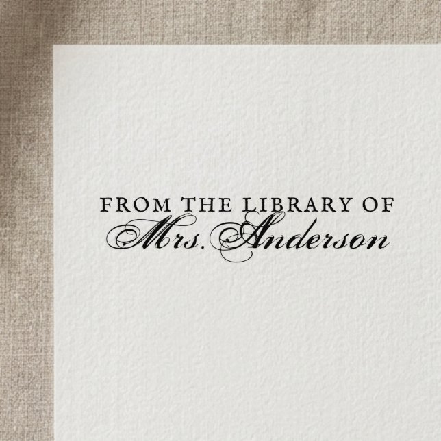 Sello Automático Clásico Antiguo de la Biblioteca de Exlibris (Subido por el creador)