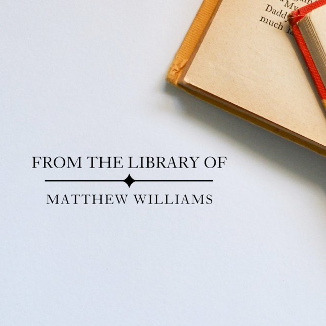 Sello Automático Clásico Elegante De La Biblioteca De Nombre Person (Subido por el creador)