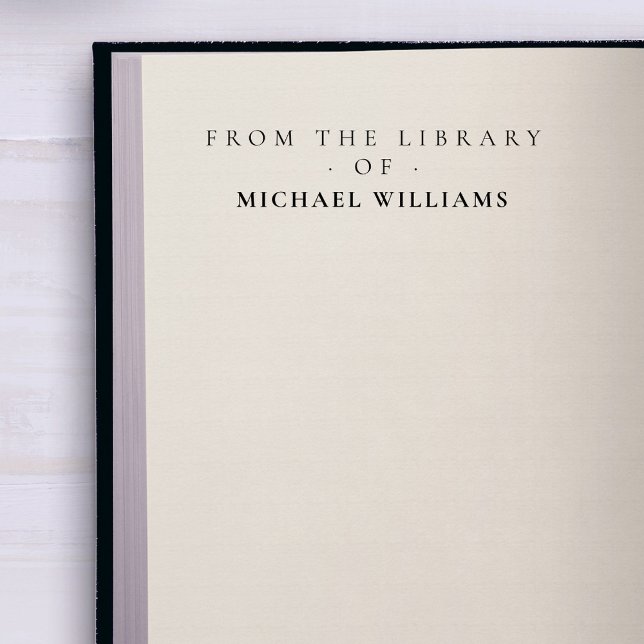 Sello Automático Clásico Elegante De La Biblioteca De Nombre Person (Subido por el creador)