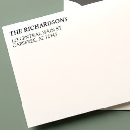 Sello Automático Classic Family Name Return Address