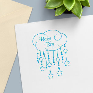 Sello Automático Cloud Beads Stars Mobile Baby Boy