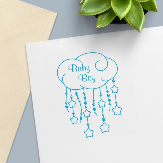 Sello Automático Cloud Beads Stars Mobile Baby Boy (Subido por el creador)