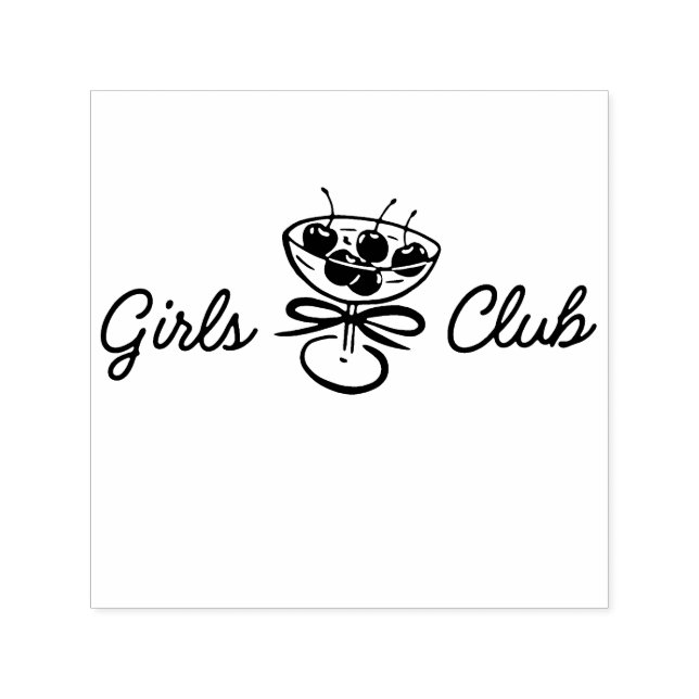 Sello Automático Club de Chicas (Diseño)
