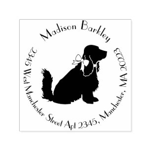 Sello Automático Cocker Spaniel Dog Puppy