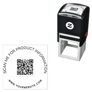 Sello Automático Código qr de información de producto comercial