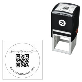 Sello Automático código QR de negocio de sitio web