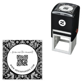 Sello Automático Código QR de negocio personalizado y sitio web