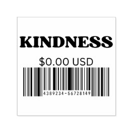 Sello Automático Códigos de barras de cortesía estéticos