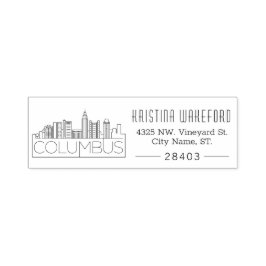 Sello Automático Colón, Ciudad de Ohio | Autovinculación de direcci