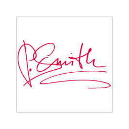 Sello Automático Color rojo de la firma personalizada