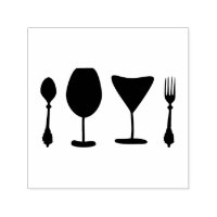 Comedor de vidrio de cuchara de horquilla