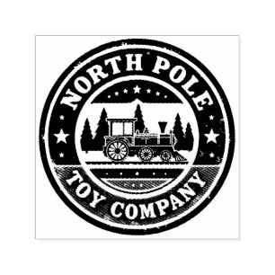 Sello Automático Compañía de Juguetes del Polo Norte Tren Vintage N