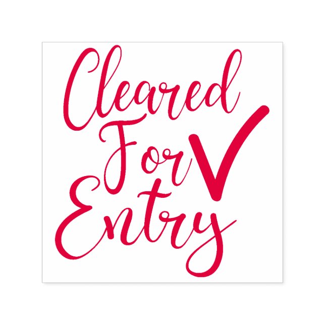 Sello Automático Comprobación de temperatura / Despejado para entra (Diseño)