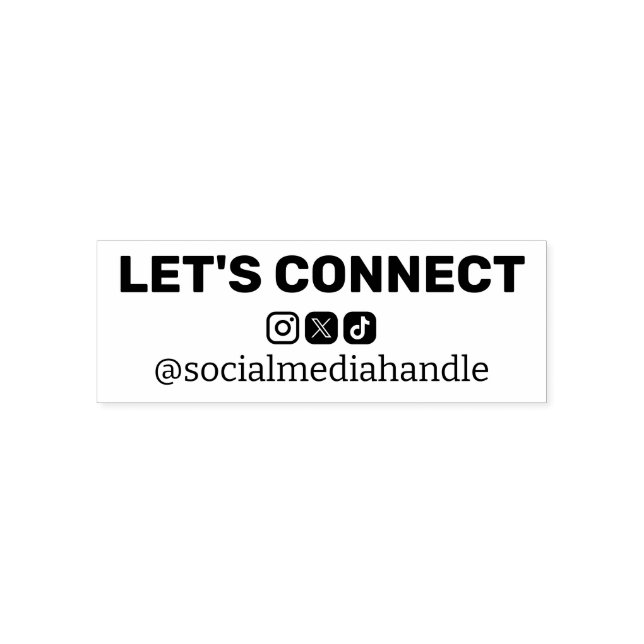 Sello Automático Conectemos iconos limpios de los medios sociales s (Diseño)