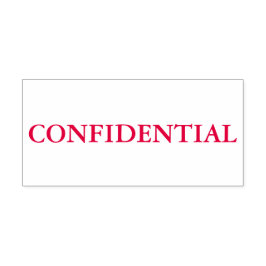 Sello Automático Confidencial rojo