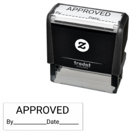 Sello Automático Contabilidad comercial APROBADA con firma/fecha