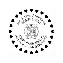 Sello Automático Contacto de dirección de emergencia