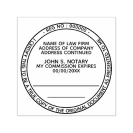 Sello Automático Copia auténtica certificada notarial de derecho pú