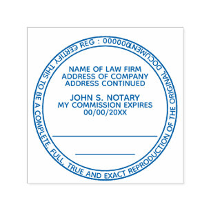 Sello Automático Copia certificada notarial pública ronda negro