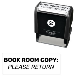 Sello Automático Copia de la Sala de Libros Por Favor Devolver