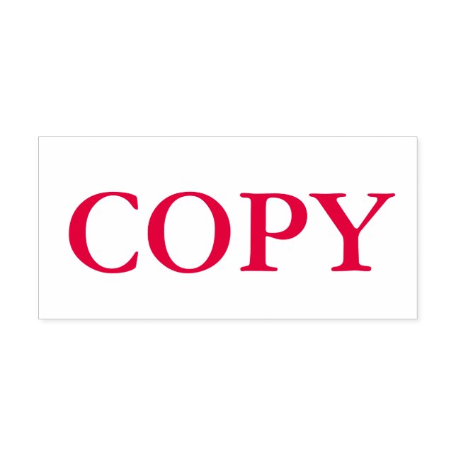 Sello Automático Copia roja (Diseño)