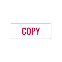 COPY Red Ink Text Business