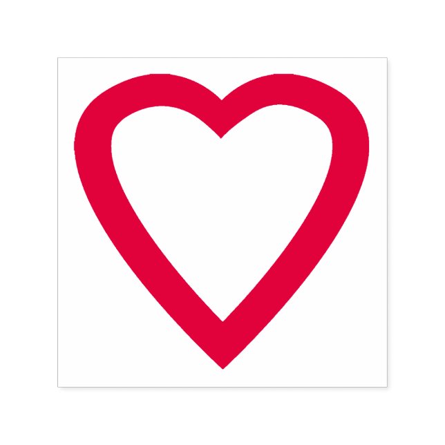 Sello Automático Corazón de amor rojo (Diseño)