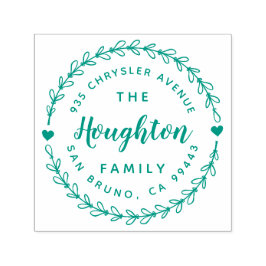 Sello Automático Cortar la corona y el guión con letras de mano