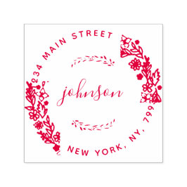 Sello Automático Crea tu propia dirección de devolución de redondeo