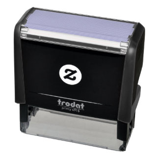 Sello Automático Crea tu propia etiqueta gris oscuro editable