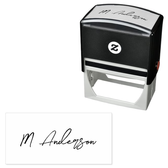 Sello Automático Crea Tu Propia Firma Personalizada Única (In Situ)