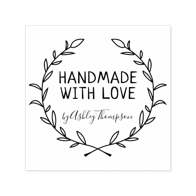 Sello Automático Crea Tu Propio Laurel en Verdor (Diseño)