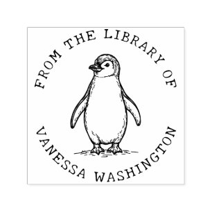 Sello Automático Crea tu propio pingüino desde la biblioteca de