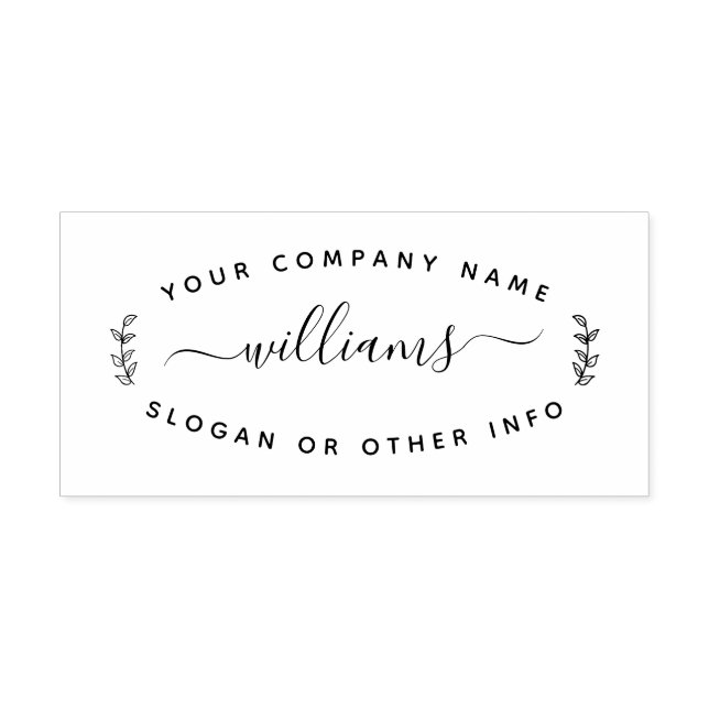 Sello Automático Crea tu propio retorno redondo moderno (Diseño)