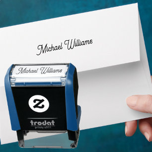 Sello Automático Crear firma de nombre elegante personalizado Perso