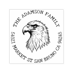 Sello Automático Crear su propia dirección de devolución de nombre 