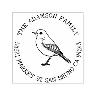 Sello Automático Crear su propia dirección de devolución de nombre 