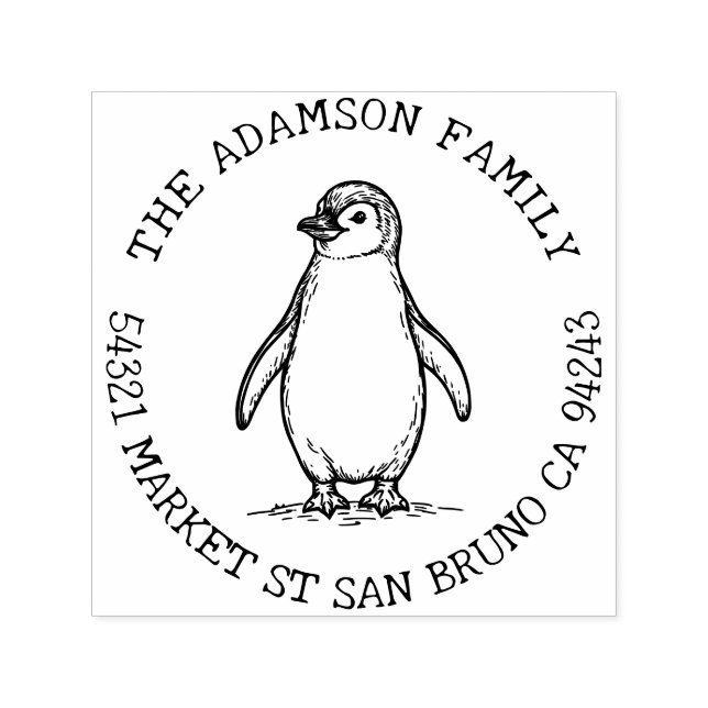 Sello Automático Crear su propia dirección de devolución de nombre  (Diseño)