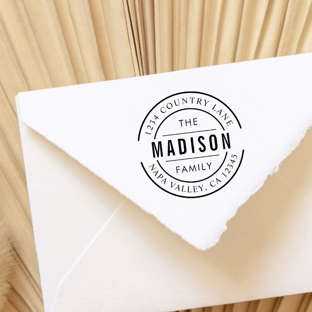 Sello Automático Crear su propia dirección de devolución de nombre  (Subido por el creador)