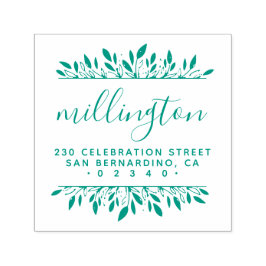 Sello Automático Crear su propia dirección de devolución de nombre 