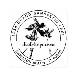 Sello Automático Crear su propia dirección de devolución de palmas 