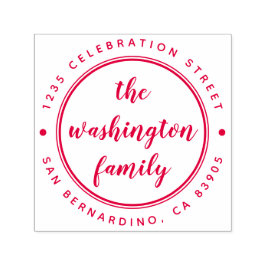 Sello Automático Crear su propia dirección de devolución de Persona