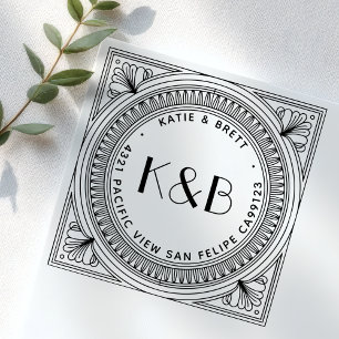 Sello Automático Crear su propia dirección de devolución de Persona