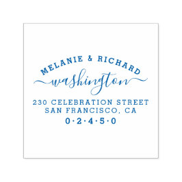 Sello Automático Crear su propia dirección de devolución familiar r