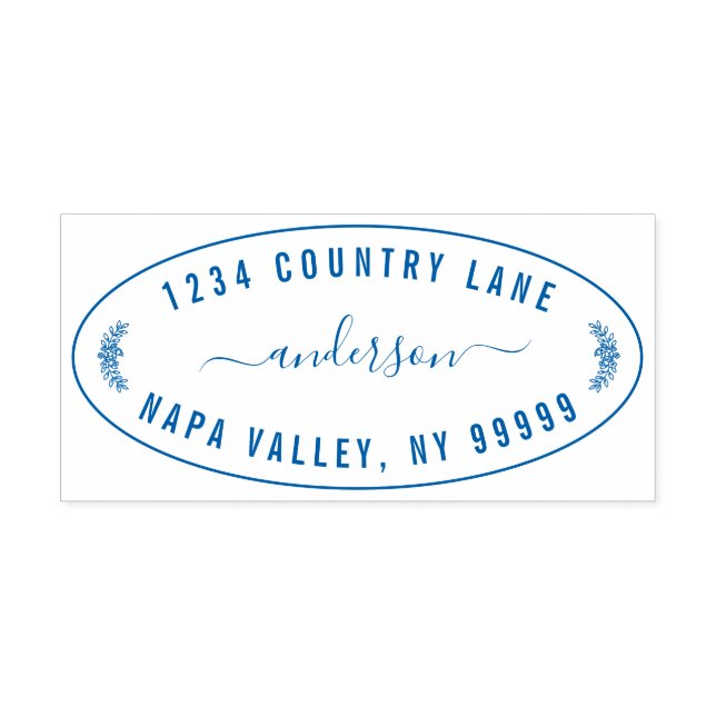 Sello Automático Crear su propia dirección de devolución moderna (Diseño)