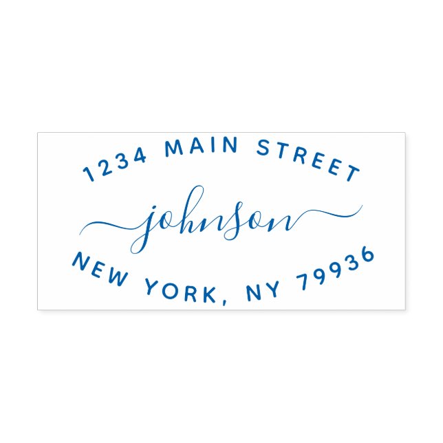 Sello Automático Crear su propia dirección de devolución moderna (Diseño)