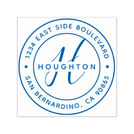 Sello Automático Crear su propia dirección de devolución moderna de